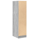 Apothecary Cabinet Grey Sonoma 30x41x118 cm Engineered Wood 855165
