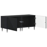 TV Cabinet Black Engineered Wood 896896