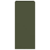 Planter Olive Green 32x29x75 cm Steel 841574