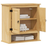 Bathroom Wall Cabinet Corona 70x33x71.5 cm Solid Wood Pine 4013406