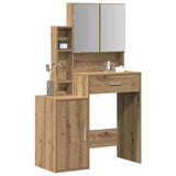 Dressing Table Artisan Oak 80 x 35 x 132 cm Engineered Wood 868881