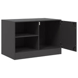 TV Cabinet Black 67x39x44 cm Steel 841691