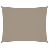 Sunshade Sail Oxford Fabric Rectangular 5x6 m Taupe 135439