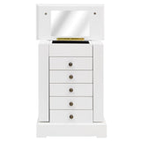 Jewellry Case with Mirror MDF 25x13.5x34 cm 245753