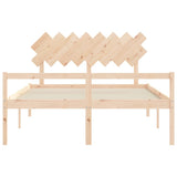 Senior Bed without Mattress 160x200 cm Solid Wood 3195556