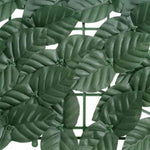 Balcony Screen with Dark Green Leaves 400x150 cm 315492