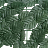 Balcony Screen with Dark Green Leaves 400x150 cm 315492
