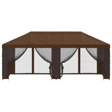 6 x 3 m Brown Polyester and Steel 190 3376030