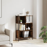 Bookcase Smoked Oak 72x28x109 cm Engineered Wood 838885
