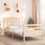 Bed Frame without Mattress 100x200 cm Solid Wood 3194561