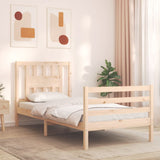Bed Frame without Mattress 90x200 cm Solid Wood 3194556