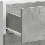 Kitchen Base Cabinet Lyon Concrete Grey Engineered Wood 854253