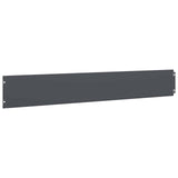 Lawn Edging 30 pcs 15 x 103 cm Steel Anthracite 8014180