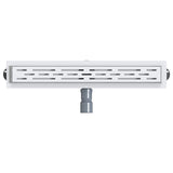 Shower Drain Line Design with 360&deg Siphon Silver 60 cm 42015980