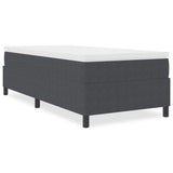 Platform Bed Frame Dark Grey 80 x 200 cm Fabric 3337378