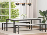 Dining Table White 140 x 80 x 75 cm Solid Pine Wood 892790