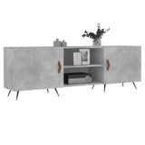 TV Cabinet Concrete Grey 150x30x50 cm Engineered Wood 829072