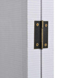 Folding Room Divider 228x170 cm New York by Day Black and White 245860