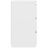 Bed Cabinets 2 pcs White 40x35x62.5 cm Engineered Wood 806212