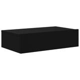 TV Cabinet with LED Lights Black 60x35x15.5 cm 842888