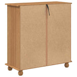 Chest of Drawer ASKIM Brown 91 x 40 x 95.5 cm Solid Pine wood 4105418
