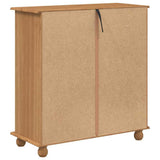 Chest of Drawer ASKIM Brown 91 x 40 x 95.5 cm Solid Pine Wood 4105418