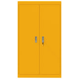 Storage Cabinet Mustard Yellow 80 x 40 x140 cm Steel 3406181