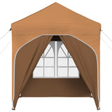Pop-up Party Tent 192 x 192 x 245 cm Beige 42019837