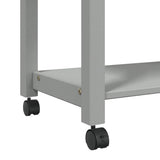 Kitchen Trolley MONZA 84x40x88.5 cm Solid Wood Pine 376104