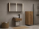 Bathroom Cabinet Set 4 pcs Artisan Oak Engineered Wood 3407382