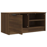 ZNTS TV Cabinet Brown Oak 80x35x36.5 cm Engineered Wood 817121