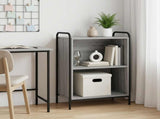 Book Cabinet 55.5 x 33 x 80 cm Engineered Wood Grey Sonoma 8013893