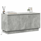 TV Cabinet with LED Concrete grey 100 x 38 x 49 cm 869669