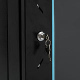 Network Cabinet with Storage Black 600 x 600 x 1200 mm Steel 30268