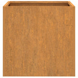 Planters 2 pcs 49x47x46 cm Corten Steel 821552