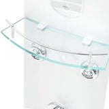 Shower Panel Unit 25x43x120 cm Silver 142994
