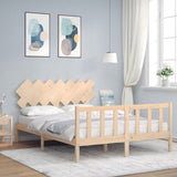 Bed Frame without Mattress 140x200 cm Solid Wood Pine 3193466