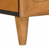 Bedside Cabinet Light Brown 50 x 33 x 60 cm Engineered Wood 4018088