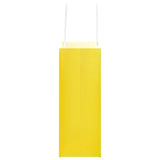 ZNTS Paper Bags 250 pcs with Handles Yellow 18x8x22 cm 4101782