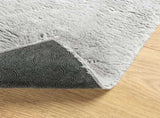 Rug HUARTE Short Pile Soft and Washable Grey 160x160 cm 375078