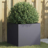 Planter Anthracite 42x40x39 cm Steel 841551
