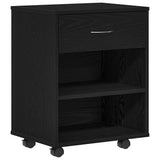 Storage Cabinet Black Oak 46 x 36 x 59 cm Engineered Wood 862673