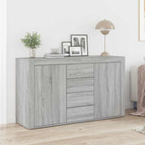 Sideboard Grey Sonoma 120 x 36 x 69 cm Engineered Wood 3333861