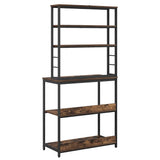 Kitchen Shelf Smoked Oak 80 x 40 x 168 cm Engineered Wood 883888