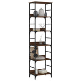 Bookshelf Brown Oak 50x33x188.5 cm Engineered Wood 835283