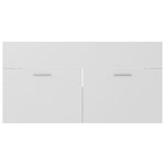 ZNTS Bathroom Furniture Set White Engineered Wood 3071333