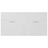 ZNTS Bathroom Furniture Set White Engineered Wood 3071333