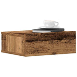 Floating Nightstands 2 pcs Old Wood 40x32x15 cm Engineered Wood 861120