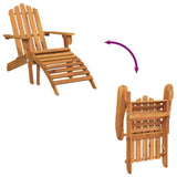 Garden Chair Natural wood Solid Acacia wood Standard Foldable 316831