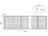 Gabion with 5 mm Wire and 5x5 cm Mesh 750x30x100 cm 3464169